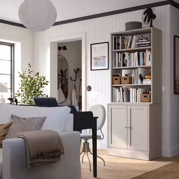 HAVSTA Комбинация д/хранения - серо-бежевый 81x47x212 см - фото 2