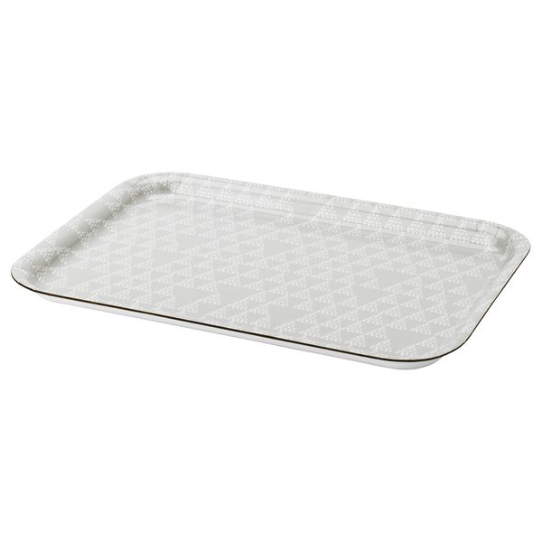 Поднос ВИНТЕР 2015, серый, в форме дерева (28x20 см) - фото 1