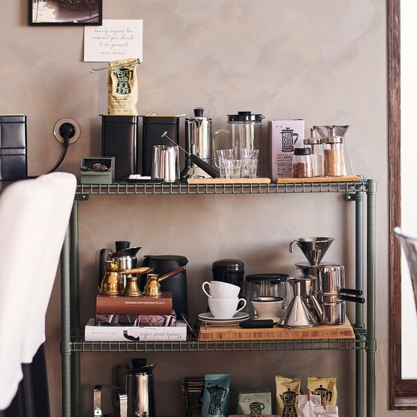 Стеллаж, серо-зеленый, 92x36x94 см IKEA OMAR ОМАР 504.830.72 - фото 3