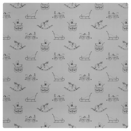 Салфетка под прибор ВИНТЕР 2015, серый, игрушки (37x37 см)