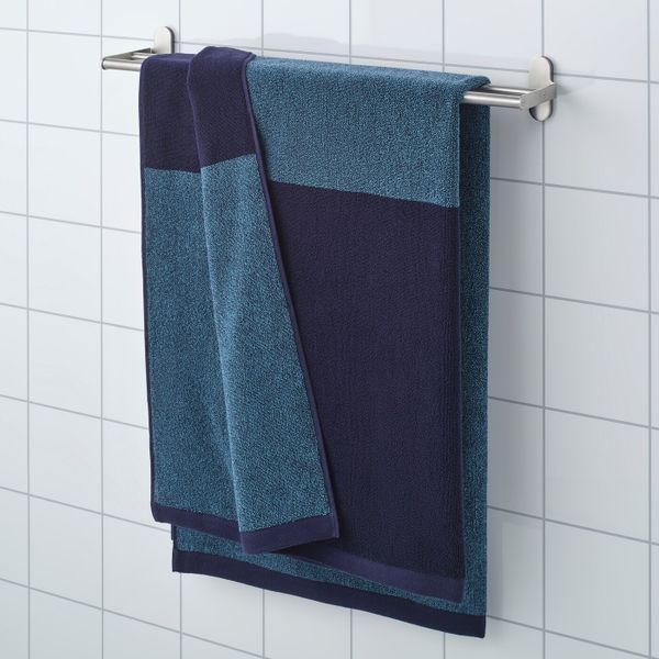 Простыня банная, темно-синий/меланж 100x150 см IKEA HIMLEÅN ХИМЛЕОН 204.429.07 - схема-чертеж с размерами