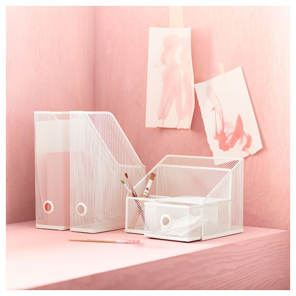 Подставка для журналов, белый IKEA DRÖNJÖNS ДРЁНЙОНС 604.396.96 - фото 6