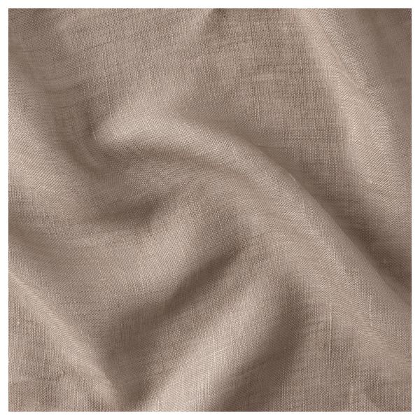 Гардины, 1 пара ЛЕЙОНГЭП, бежевый (145x300 см) - фото 2