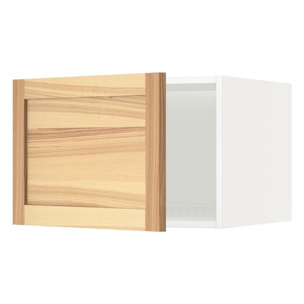 Верхний шкаф на холодильник/морозильн, белый/Торхэмн ясень 60x40 см IKEA METOD МЕТОД 792.259.40 - схема-чертеж с размерами