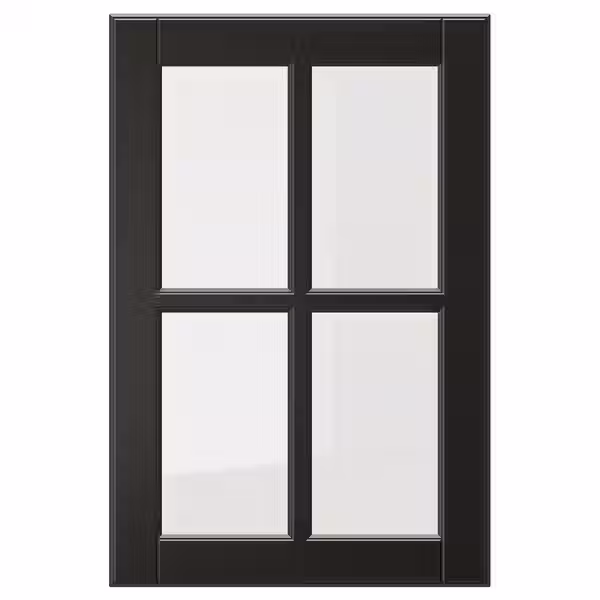 BODBYN Стеклянная дверь - чёрный 40x60 см - фото 1
