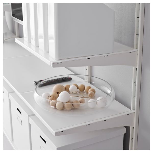 Настенная шина, полки АЛЬГОТ, белый (210x41x197 см) - фото 3