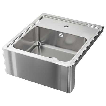 Мойка с видимой фронтальной стенкой, нержавеющая сталь 60x69 см IKEA BREDSJÖN БРЕДШЁН 003.743.77