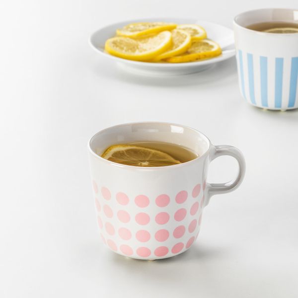 Кружка, разные орнаменты 21 сл IKEA FRAMKALLA ФРАМКЭЛЛА 804.200.83 - схема-чертеж с размерами