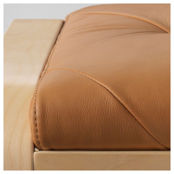 Подушка-сиденье на табурет для ног ПОЭНГ, Сеглора естественный - фото 3