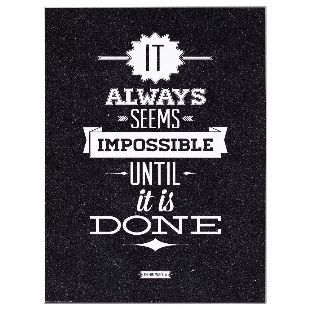 Постер, Impossible until done, 30x40 см IKEA ЭДЕЛВИК 704.343.25 - схема-чертеж с размерами