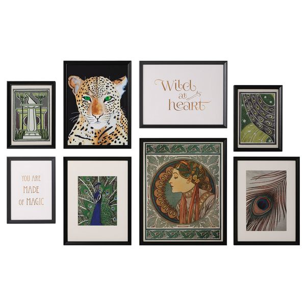 Рама с постером, 8 предмета, Природа и свобода IKEA KNOPPÄNG КНОППЭНГ 705.181.55 - фото 2