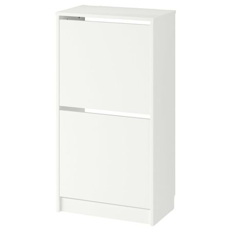 Галошница с 2 отделениями, белый 49x28x93 см IKEA BISSA БИССА 203.251.21
