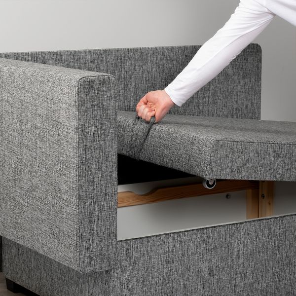 2-местный диван-кровать, Сандсбру серый IKEA GRÄLLSTA ГРЭЛЛЬСТА 904.008.19 - фото 2