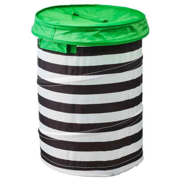 Корзина c крышкой, зеленый IKEA FLYTTBAR ФЛЮТТБАР 603.659.78 - фото 1