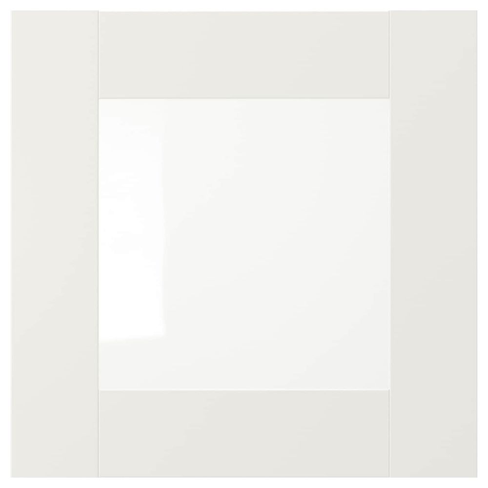 Стеклянная дверь, белый 40x40 см IKEA SÄVEDAL СЭВЕДАЛЬ 403.672.71 - фото 1