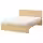 MALM Каркас кровати - дубовый шпон, беленый 180x200 см