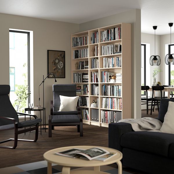 Стеллаж с дополнительными модулями, под березу, 200x28x237 см IKEA BILLY БИЛЛИ 794.835.33 - фото 4