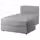 JÄTTEBO Модульная козетка, правая - Tonerud серый