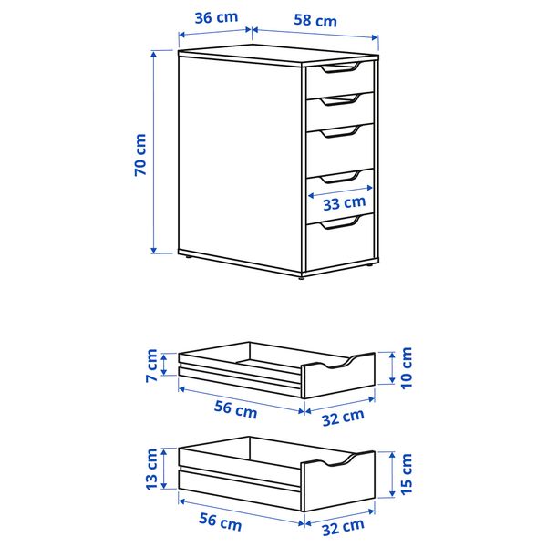 IKEA, дополнительный ракурс - схема-чертеж с размерами