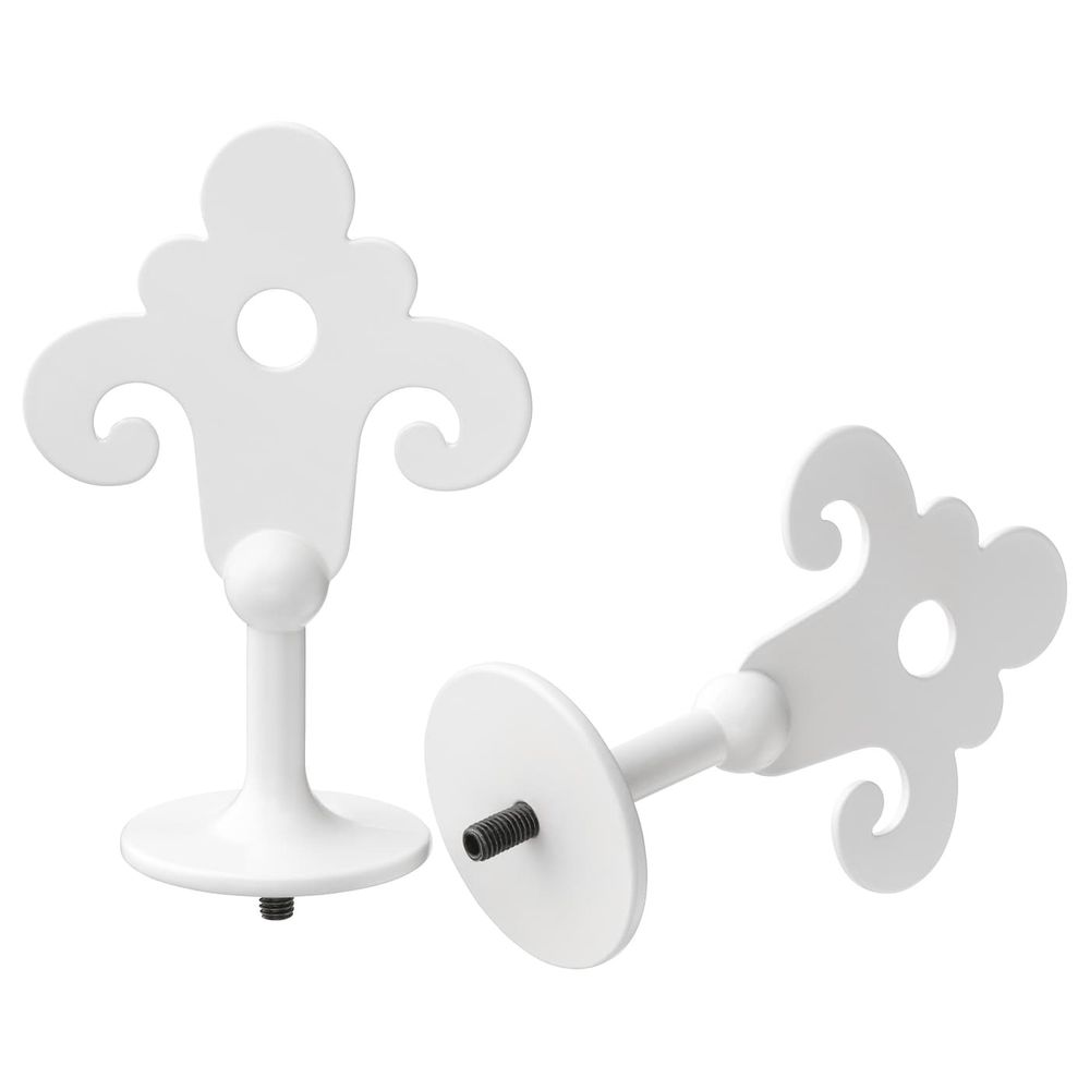 Наконечники, 2 шт., белый IKEA HÖGTIDLIG ХЁГТИДЛИГ 703.703.28 - фото 1