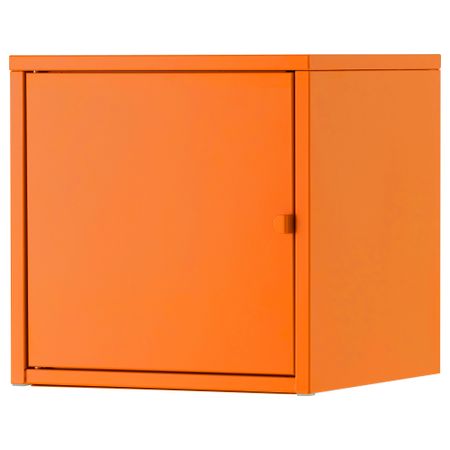 Шкаф ЛИКСГУЛЬТ, металлический, оранжевый (35x35 см)