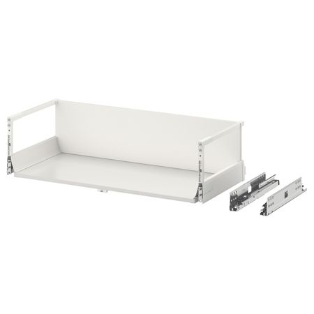 Высокий ящик с нажимным механизмом, белый 80x37 см IKEA EXCEPTIONELL ЭКСЕПТИОНЕЛЛЬ 604.478.61