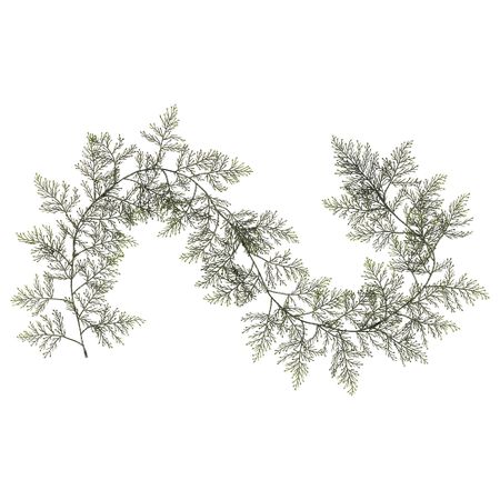 Искусственная гирлянда СМИККА, д/дома/улицы, зеленый (1.5 м)