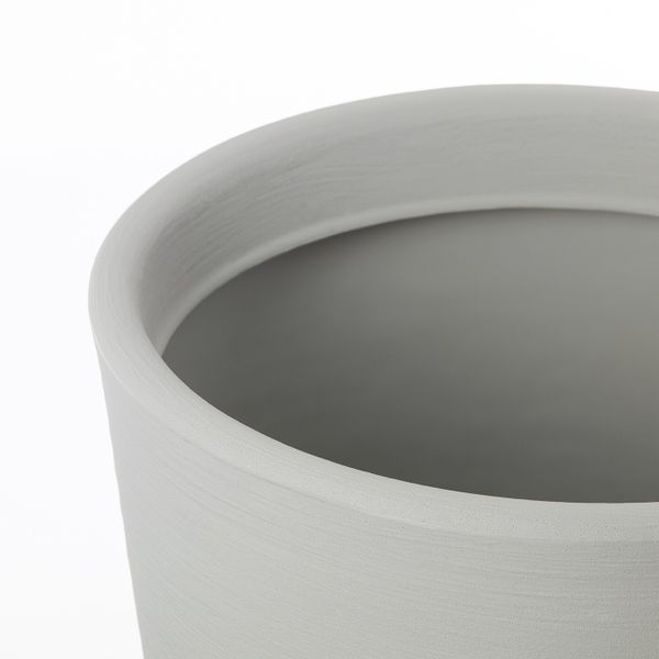 Кашпо, для/дома/улицы, серый 32 см IKEA ОСТЛИГ 504.522.59 - схема-чертеж с размерами