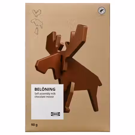 BELÖNING Молочный шоколад фигурный «Лось»