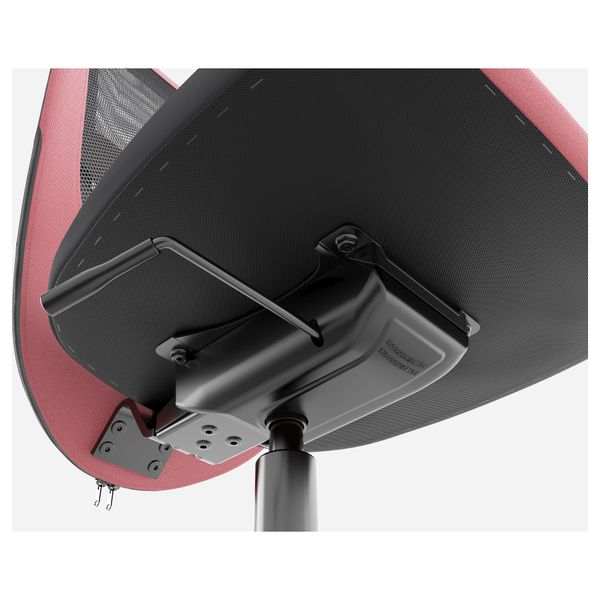 Рабочий стул ФЛИНТАН, Хавгульт темно-розовый - схема-чертеж с размерами