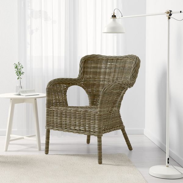 Кресло, серый IKEA БЮХОЛЬМА 903.883.27 - фото 2