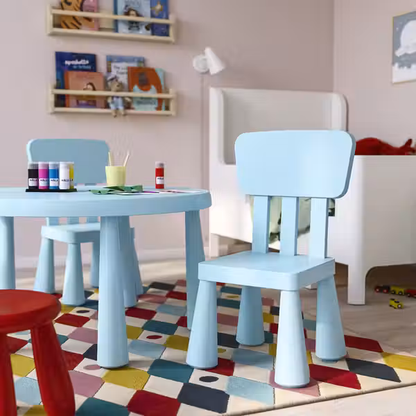 MAMMUT Детский стул - д/дома/улицы/голубой - фото 3