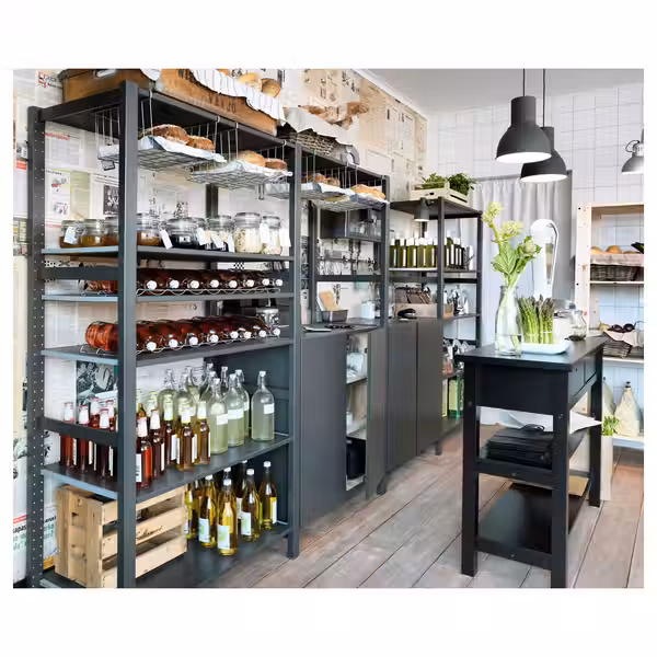 IVAR 4 секции/полки - сосна 344x50x179 см - фото 3