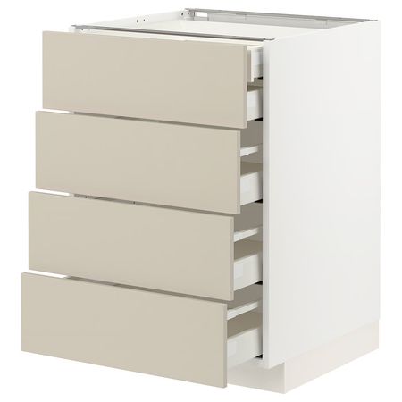 METOD / MAXIMERA Напольный шкаф 4фасада/2нзк/3срд ящ