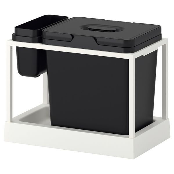 Контейнеры для/мусора,в кухонный шкаф, 26 см 20 л IKEA ВАРЬЕРА / УТРУСТА 092.827.93 - схема-чертеж с размерами