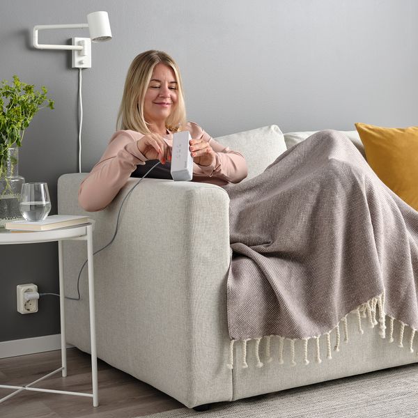 Кабель USB-A–USB-micro, голубой, 1 м IKEA SITTBRUNN 105.394.91 - схема-чертеж с размерами