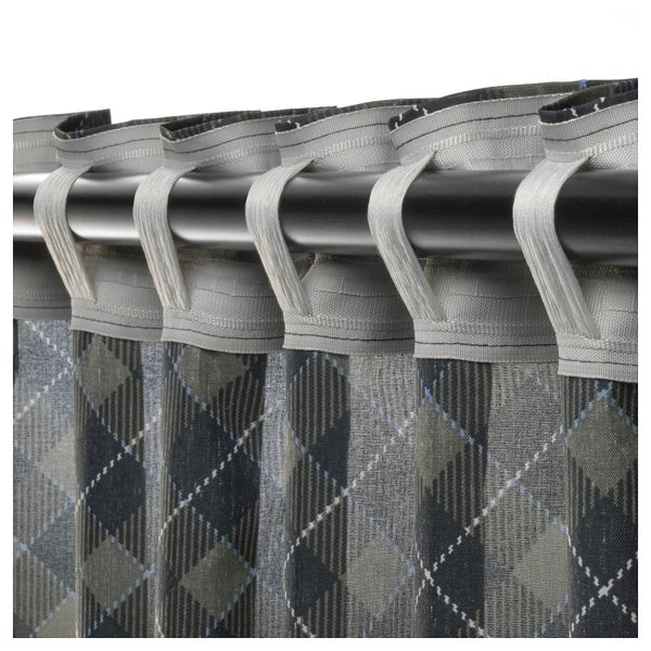 Гардины, 1 пара НОВЕМБЕРЛЬЮС, зеленый (145x300 см) - фото 4