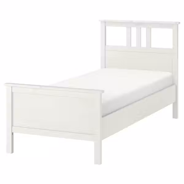 HEMNES Каркас кровати - белая морилка 90x200 см - фото 1