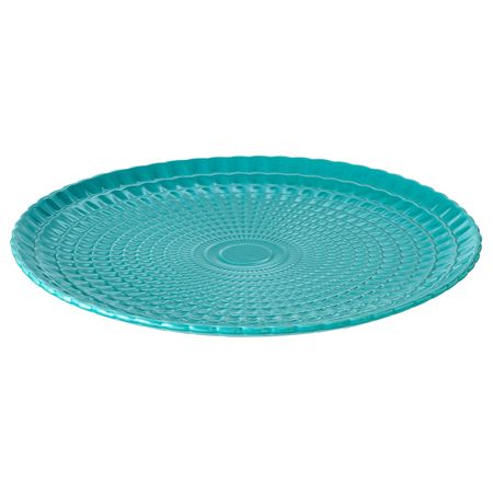 Блюдо, бирюзовый 34 см IKEA КАЛАСФИНТ 504.547.48