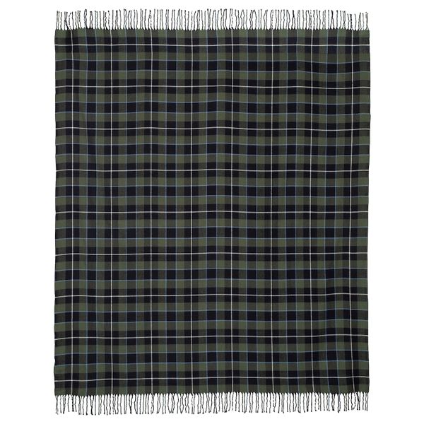 Плед, зеленый/клетка 150x200 см IKEA DAGNHILD ДАГНХИЛЬД 404.352.46 - схема-чертеж с размерами