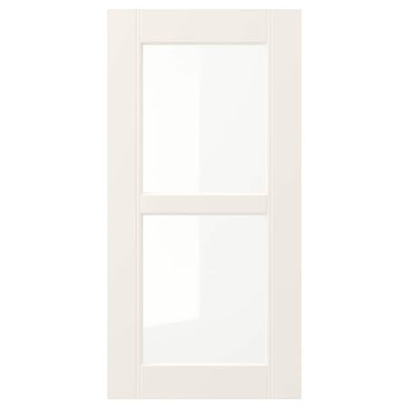 Стеклянная дверь, белый с оттенком 30x60 см IKEA HITTARP ХИТАРП 603.613.72