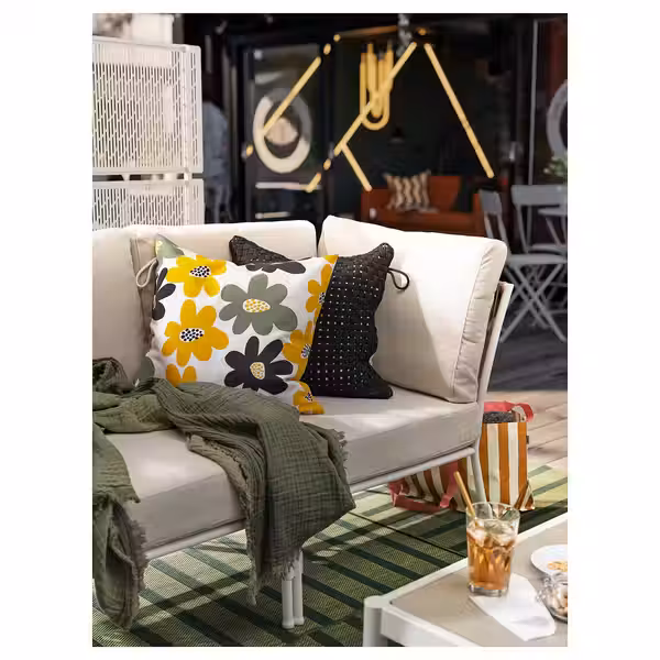 SEGERÖN Садовый столик - белый/бежевый 73x73 см - фото 11