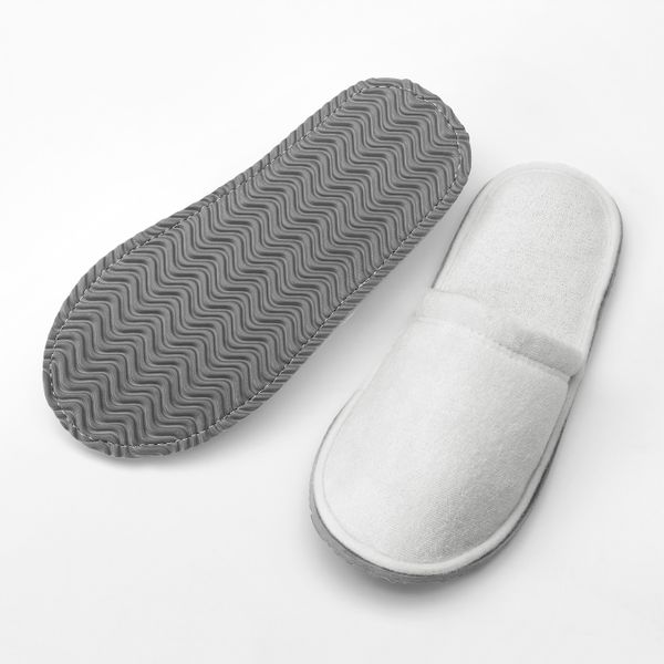 Домашние тапочки, белый L/XL IKEA TÅSJÖN ТОШЁН 303.920.25 - схема-чертеж с размерами