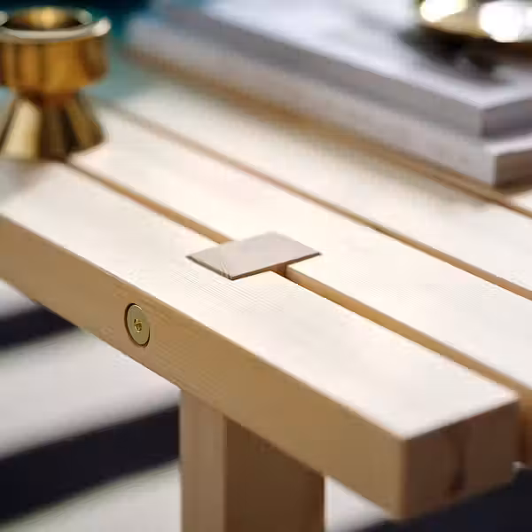 STOCKHOLM 2025 СТОКГОЛЬМ 2025 Журнальный стол - сосна/естественный 160x45 см - фото 5