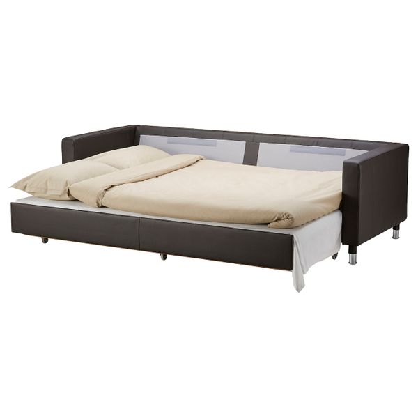 3-местный диван-кровать, Гранн/Бумстад темно-коричневый, металл IKEA LANDSKRONA ЛАНДСКРУНА 592.489.09 - фото 2