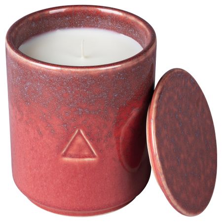 Ароматическая свеча в банке, Роза и малина/розовый синий 10 см IKEA ОСИНЛИГ 504.617.96