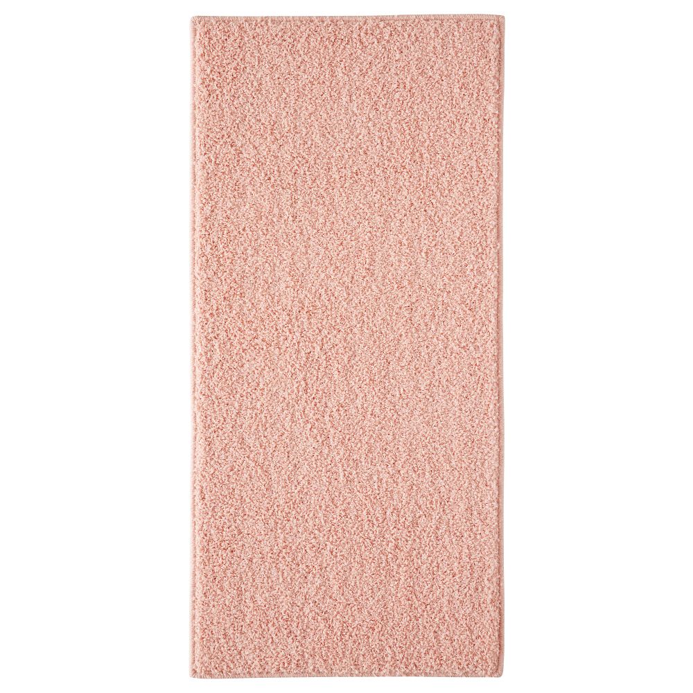 Ковер, длинный ворс АЛЛЕРСЛЕВ, светло-розовый (57x120 см) - фото 1