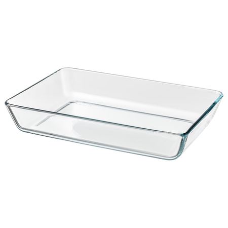 Форма-блюдо для духовки, прозрачное стекло 35x25 см IKEA MIXTUR МИКСТУР 503.721.49