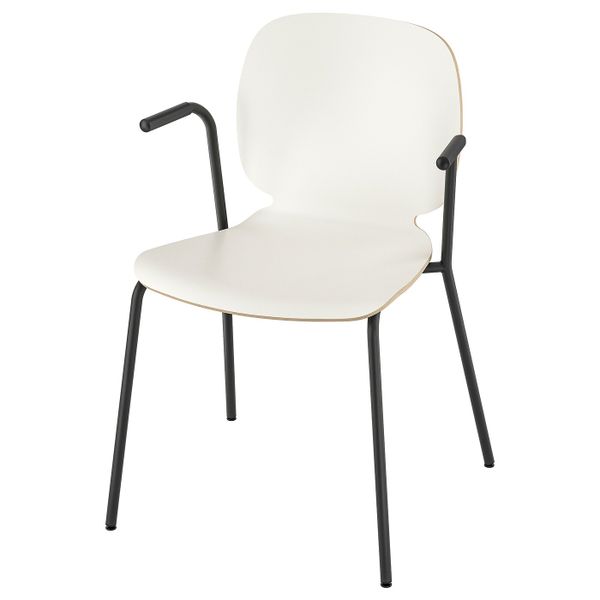 Легкое кресло, белый, Дитмар черный IKEA СВЕН-БЕРТИЛЬ 592.271.72 - фото 1
