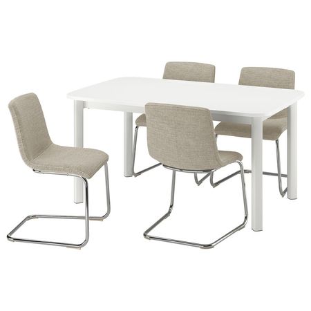 STRANDTORP / LUSTEBO Стол и 4 стула